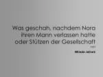 Was geschah, nachdem Nora ihren Mann verlassen hatte oder Stützen der Gesellschaft von - slide 1