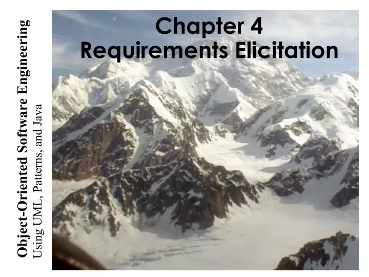 chapter 4 requirements elicitation
