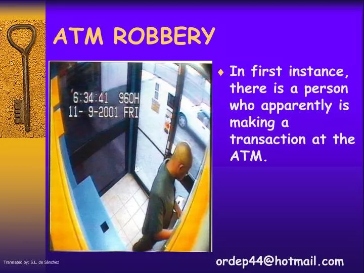 atm robbery