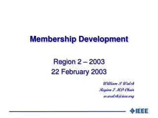 Membership Development