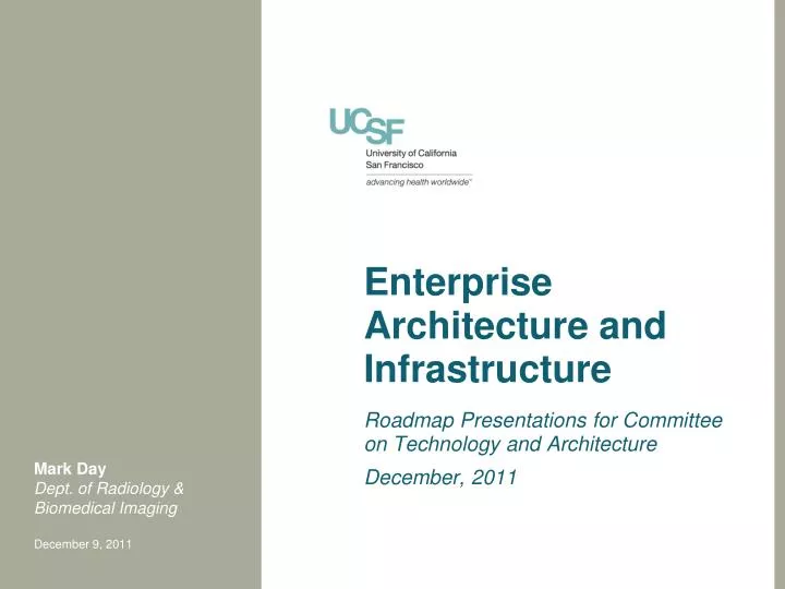 enterprise architecture and infrastructure