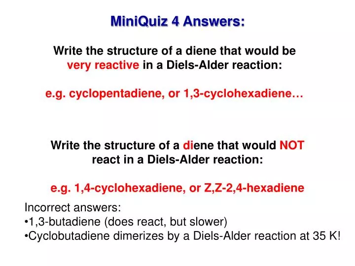 miniquiz 4 answers