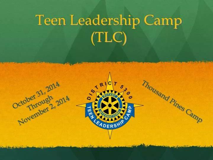 teen leadership camp tlc