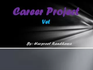 Career Project Vet