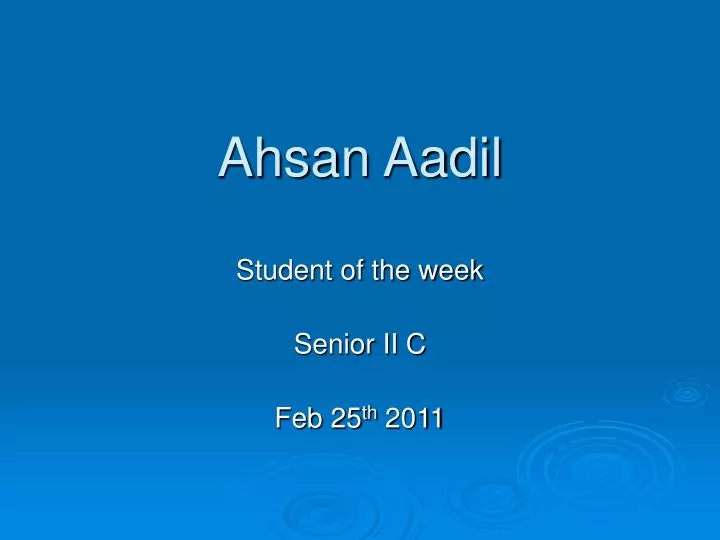 ahsan aadil