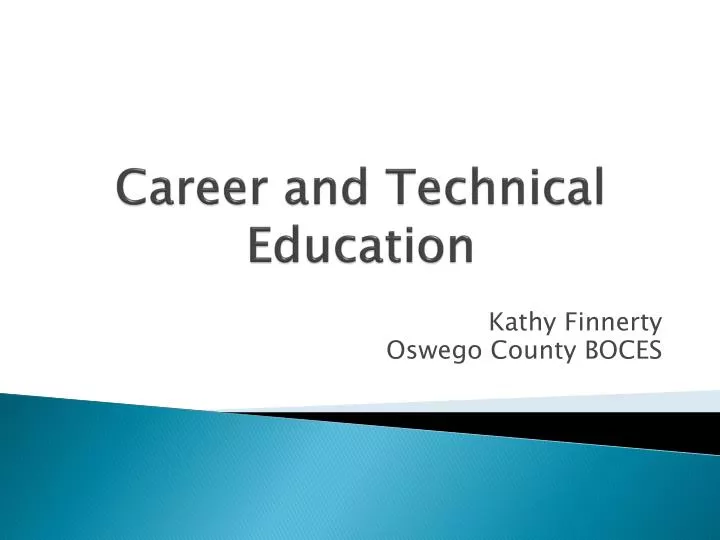 career and technical education