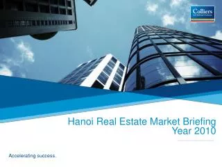 Hanoi Real Estate Market Briefing Year 2010