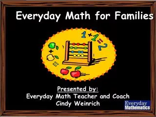 Everyday Math for Families