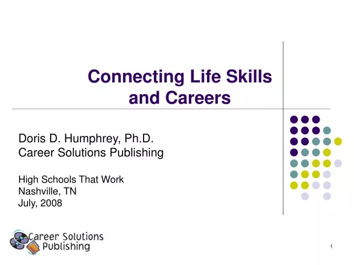 connecting life skills and careers