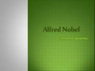 alfred nobel