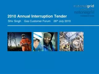 2010 Annual Interruption Tender