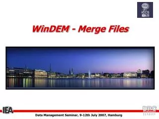 WinDEM - Merge Files
