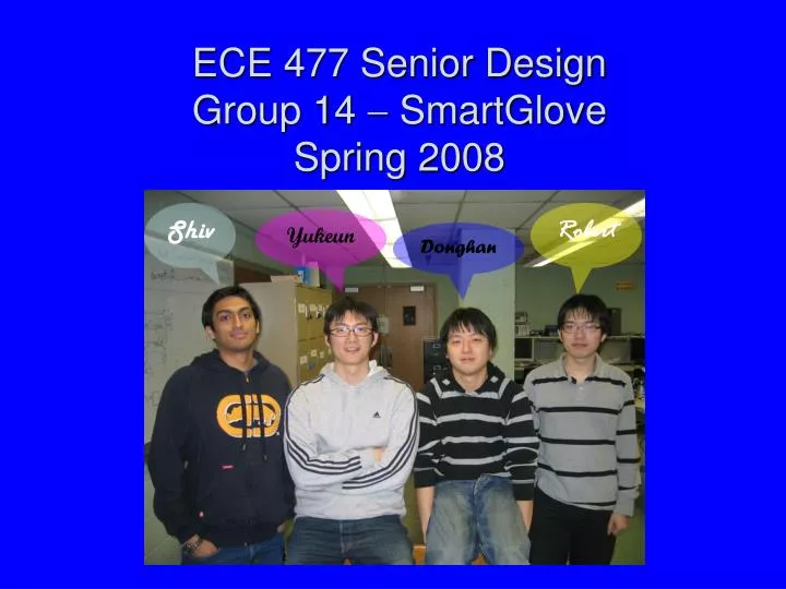 ece 477 senior design group 14 smartglove spring 2008