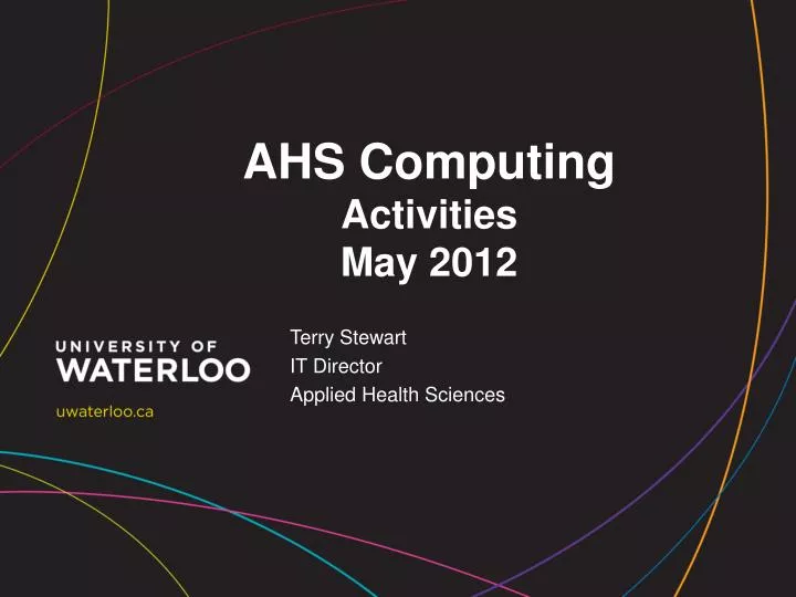 ahs computing activities may 2012