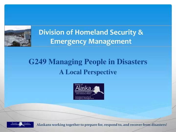 division of homeland security emergency management