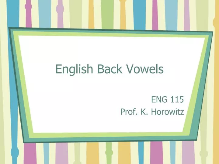 english back vowels