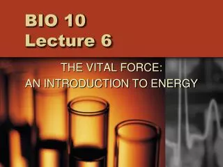 BIO 10 Lecture 6