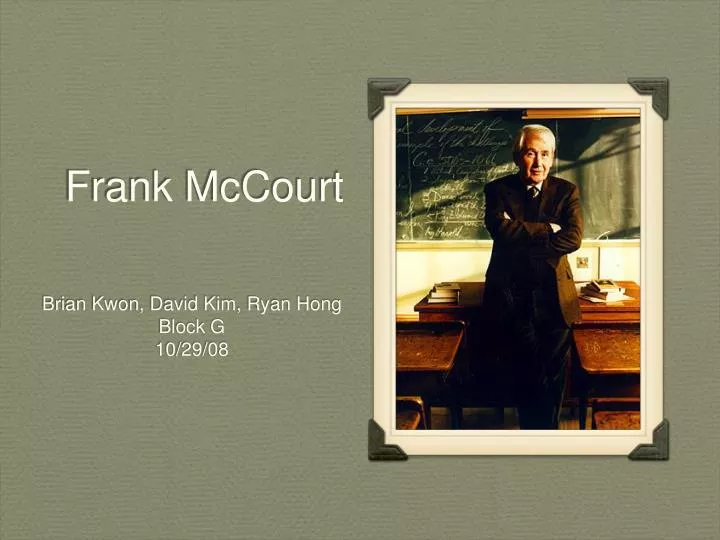 frank mccourt