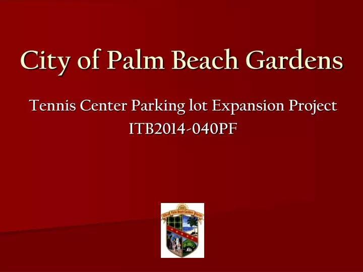 city of palm beach gardens