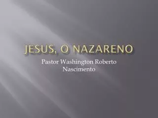 jesus o nazareno
