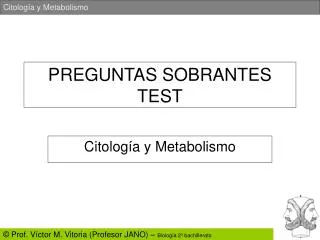 preguntas sobrantes test