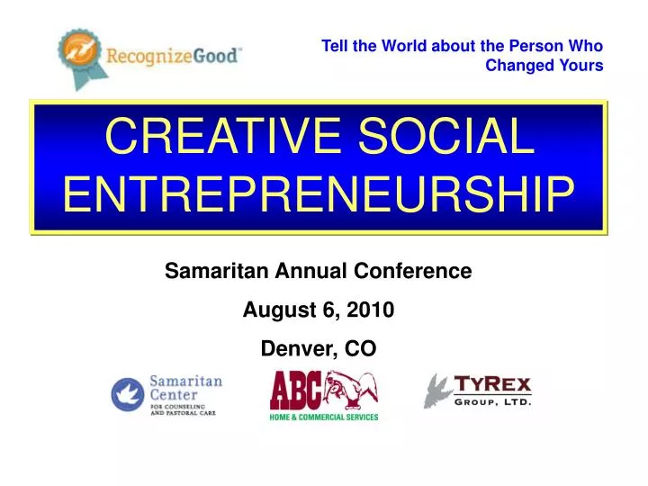 creative social entrepreneurship