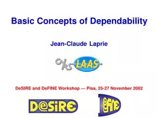 Basic Concepts of Dependability