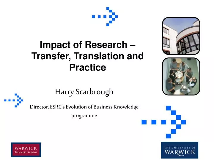impact of research transfer translation and practice