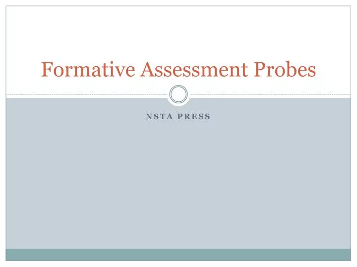 formative assessment probes