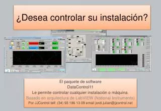 desea controlar su instalaci n