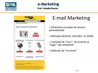 e mail marketing