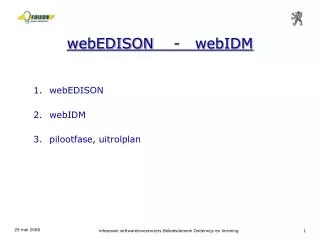 webedison webidm