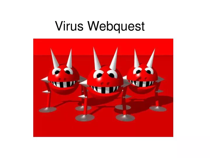 virus webquest
