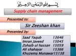 Supply chain management - slide 1