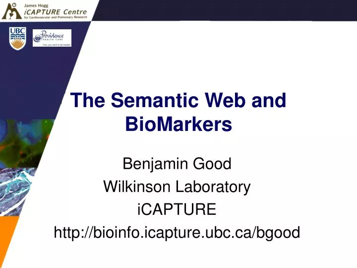 the semantic web and biomarkers