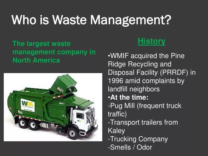 who is waste management