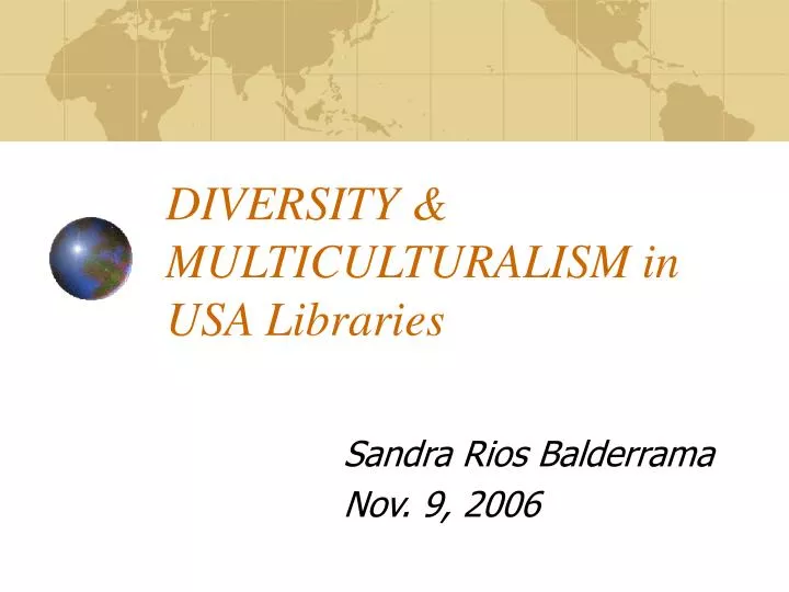 diversity multiculturalism in usa libraries