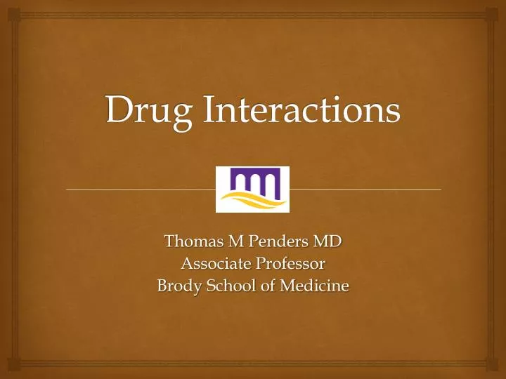 drug interactions