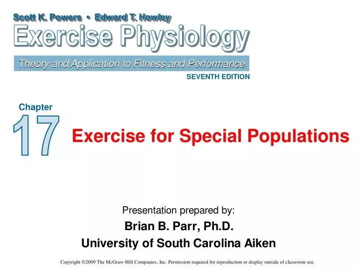 exercise for special populations