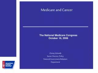 Medicare and Cancer