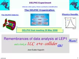 DELPHI final meeting 29 May 2008