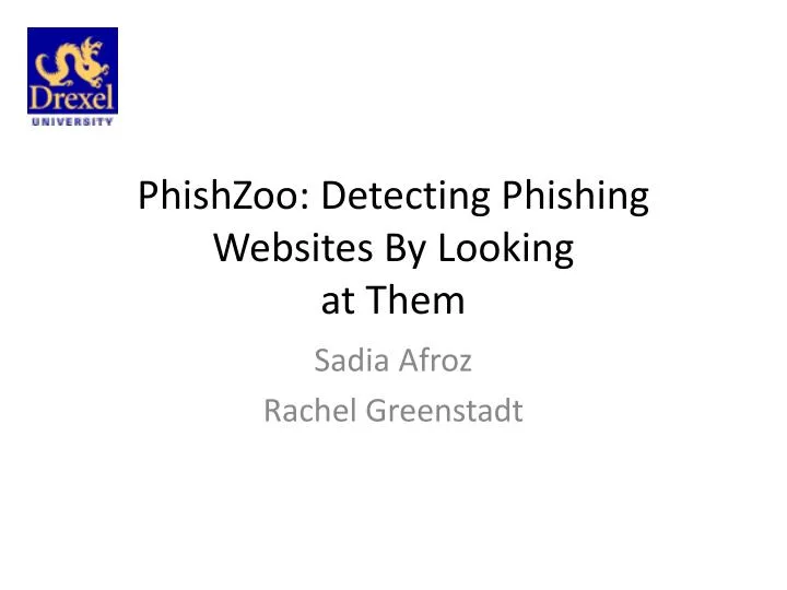 phishzoo detecting phishing websites by looking at them