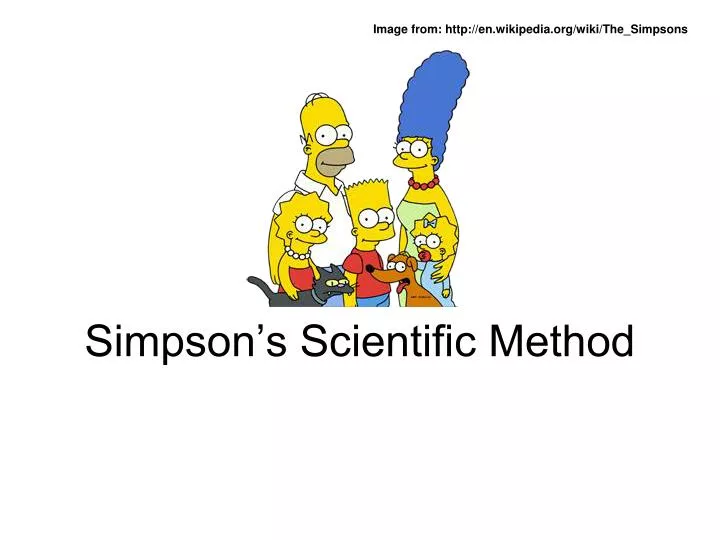 simpson s scientific method