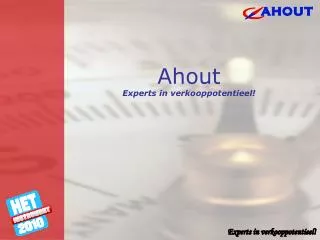 ahout experts in verkooppotentieel