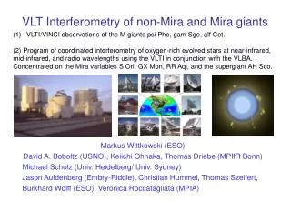 VLT Interferometry of non-Mira and Mira giants