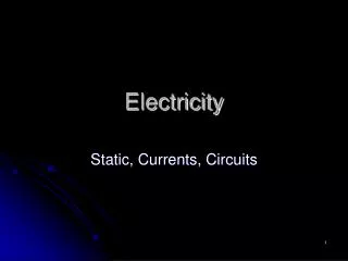 electricity