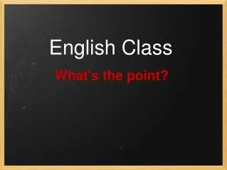 English Class
