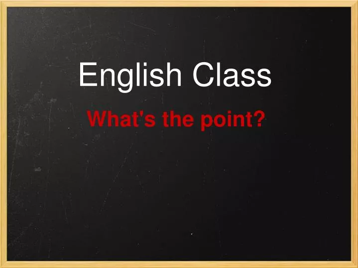 english class