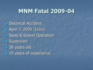 MNM Fatal 2009-04