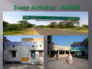 Sveep Activities - AHORE